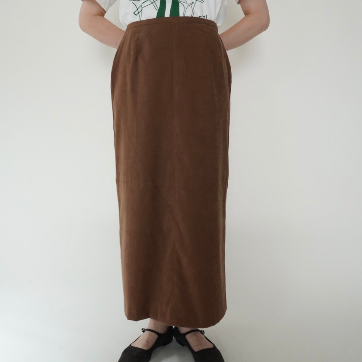 90s Brown Skirt