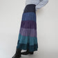 90s Striped Design Skirt Made in Italy