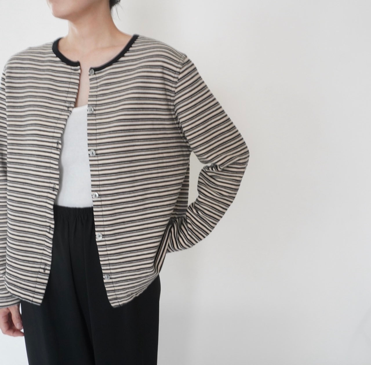 90s Striped Design Top