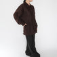 70s Brown Design Top