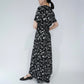 90s Floral Print Maxi Dress