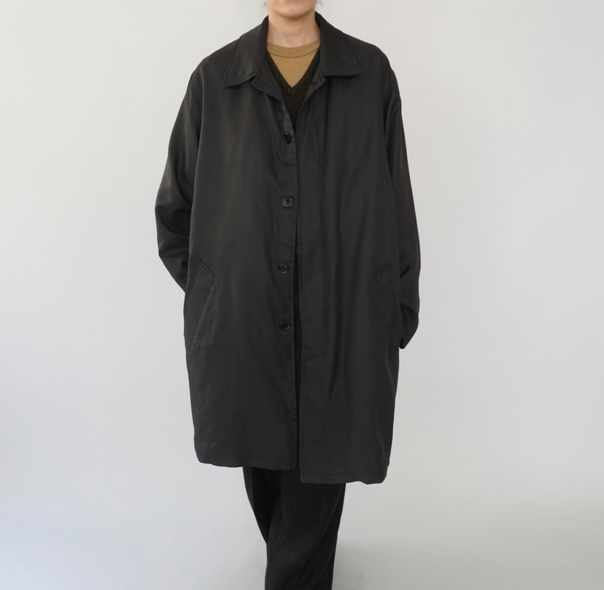 90s Black Light Coat