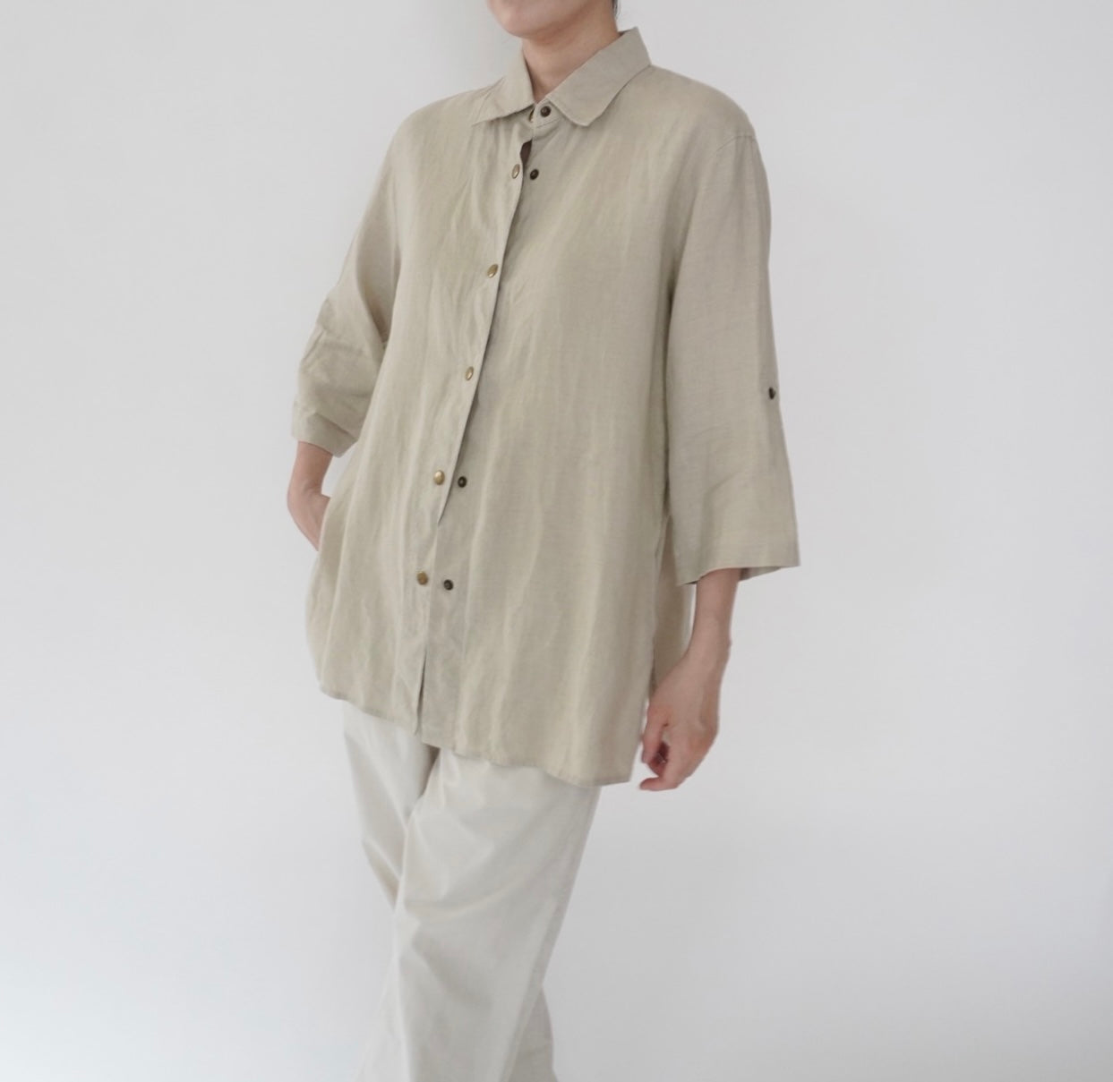 90s EURO Linen Shirt