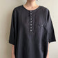90s Oversized Linen Top