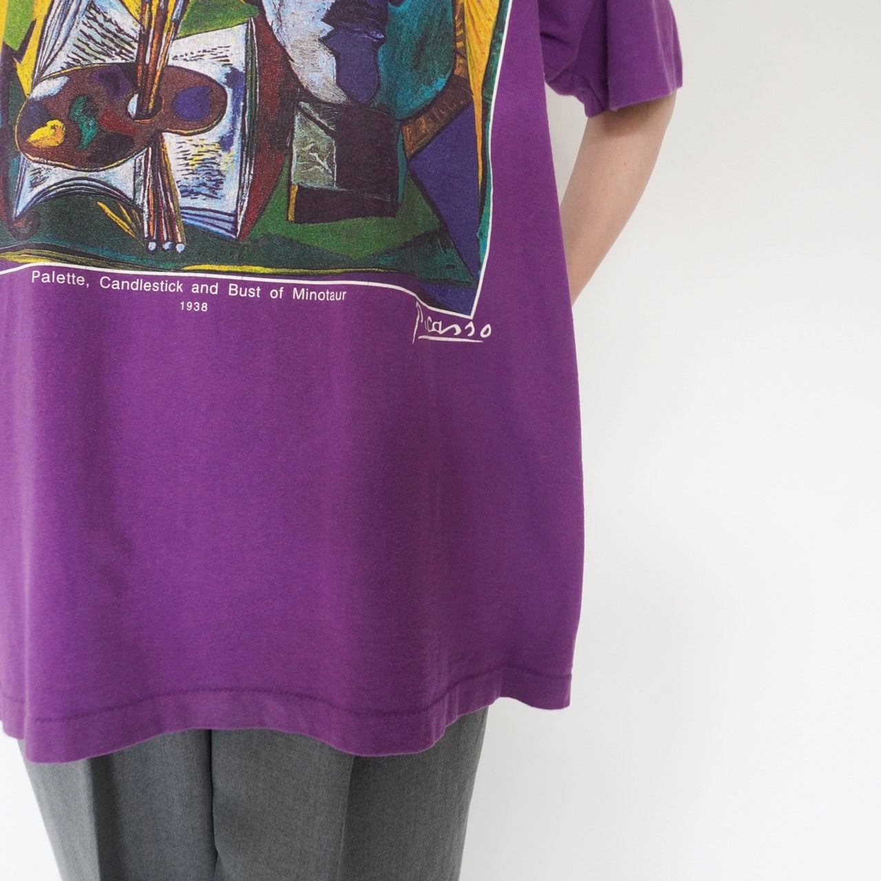 90s "Pablo Picasso” Printed T-shirt Made in USA