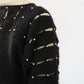 80s Design Knit Top