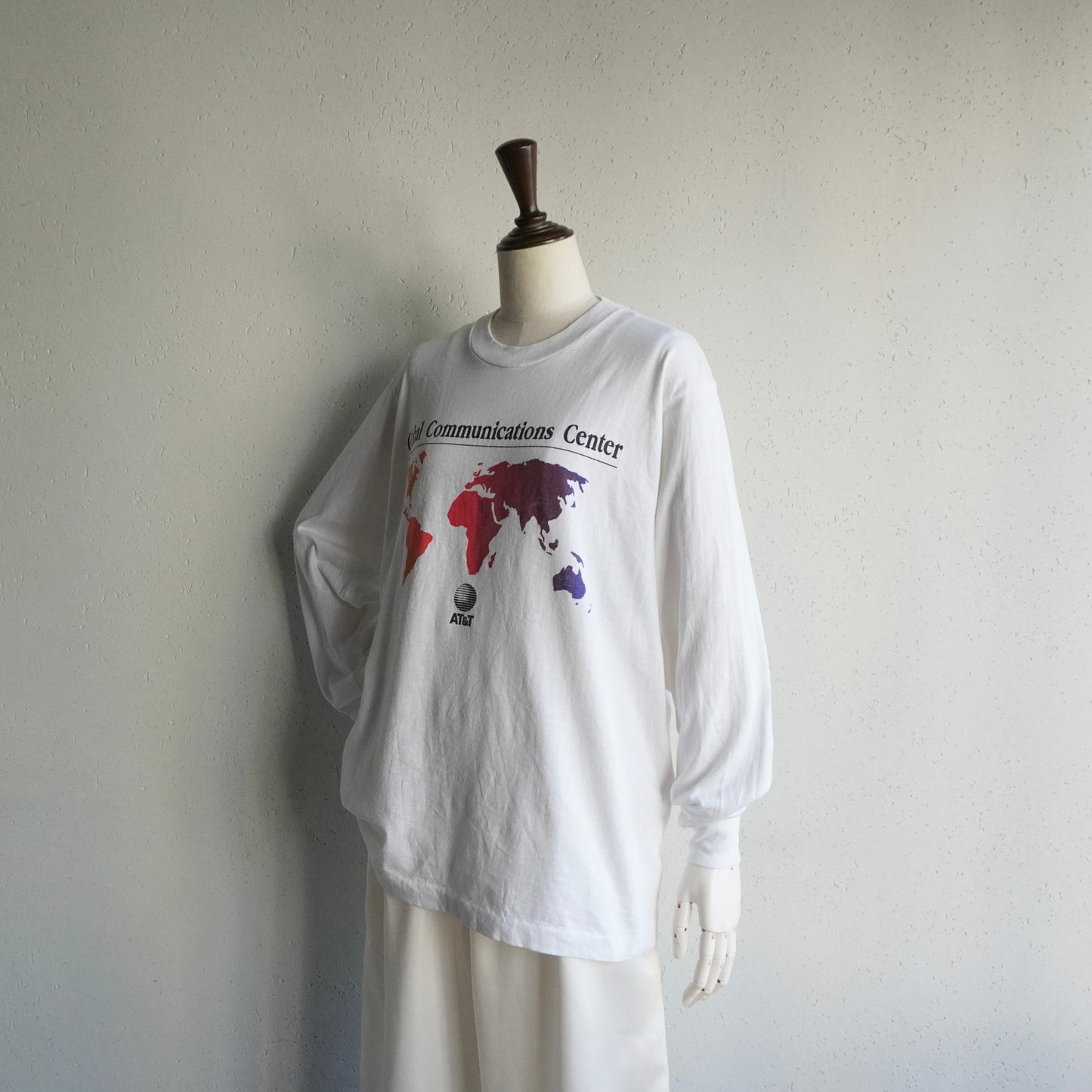 90s"AT&T"  Printed Long T-shirt Made in USA