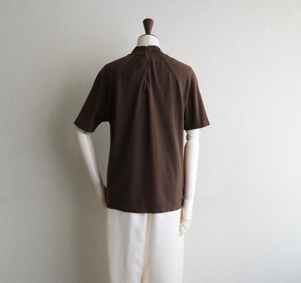 70s Brown Top Made in USA