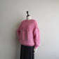 80s Ribbed Design Knit