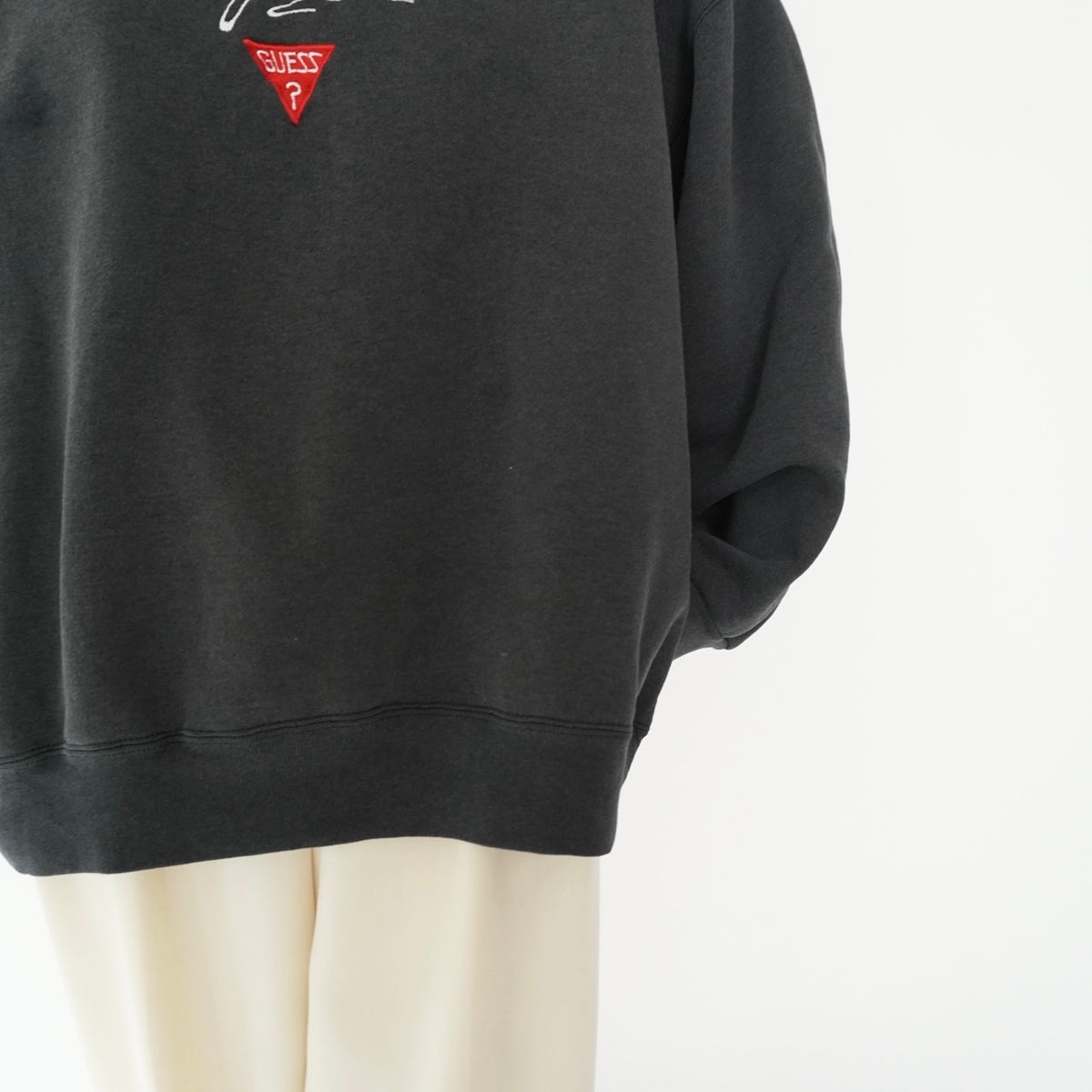 90s "GUESS" Embroidery Sweater Made in USA