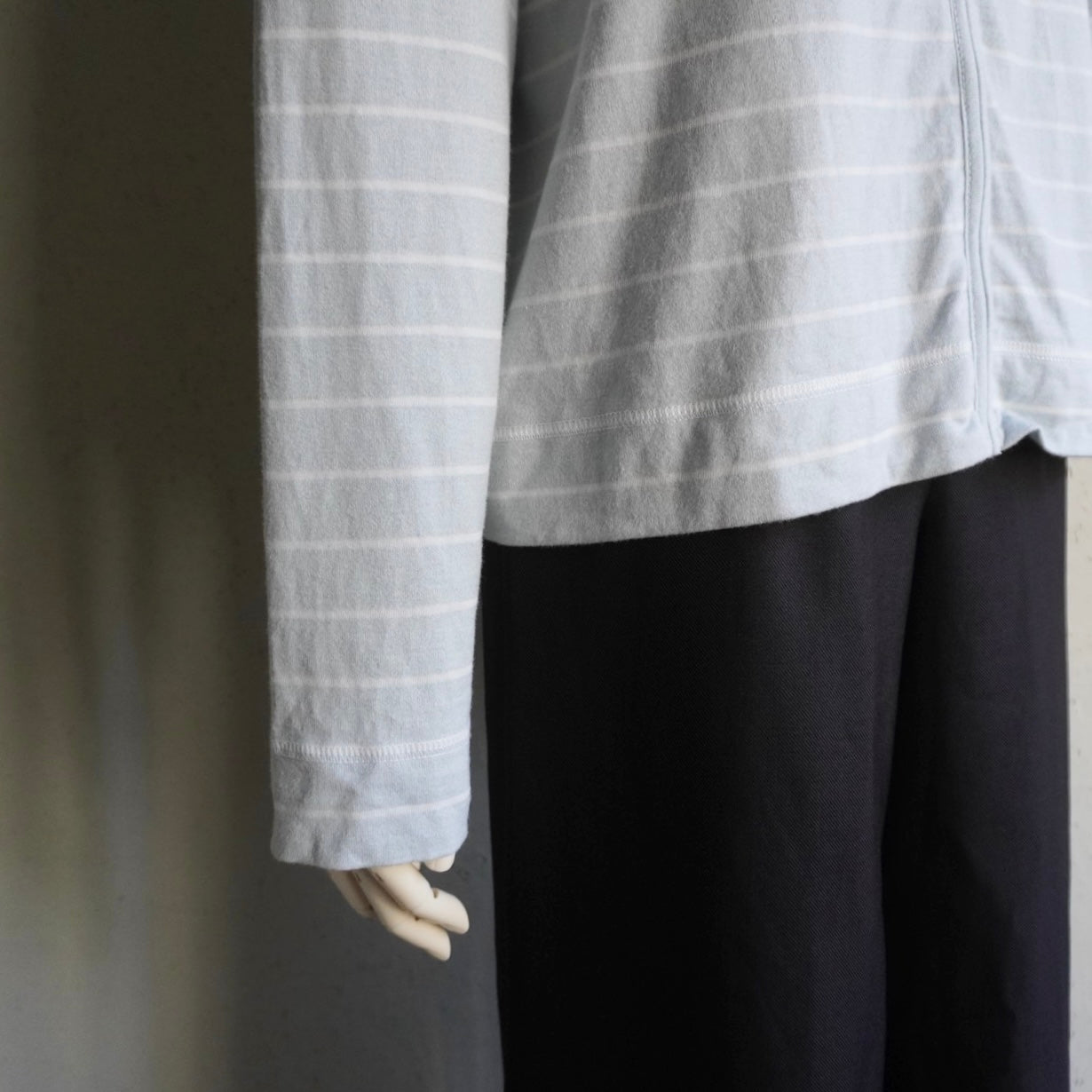 90s Striped Zip Top