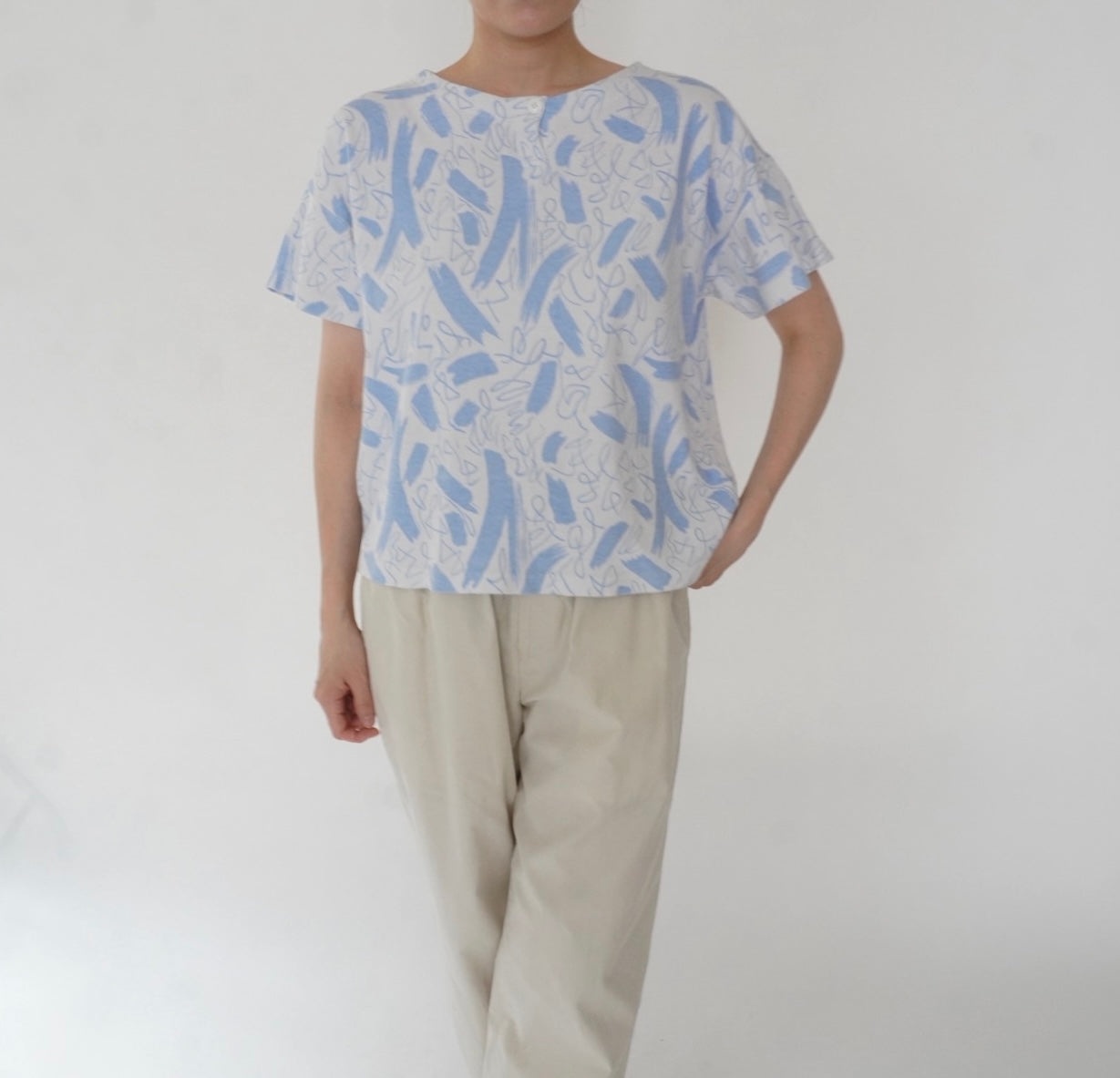 80s Pattern Top