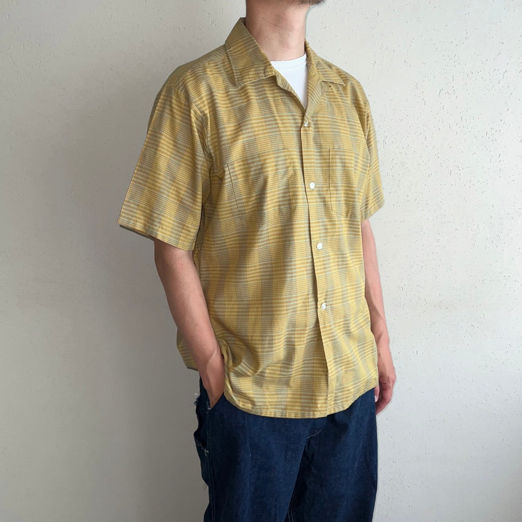 60s "ARROW" Plaid Shirt Made in USA