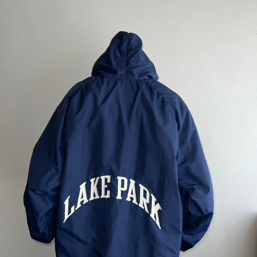 90s Hooded Long Jacket Made in USA