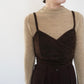 90s EURO Suede Camisole Top