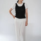 90s Ribbed Top Made in Italy