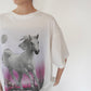 90s EURO Horse Printed T-shirt