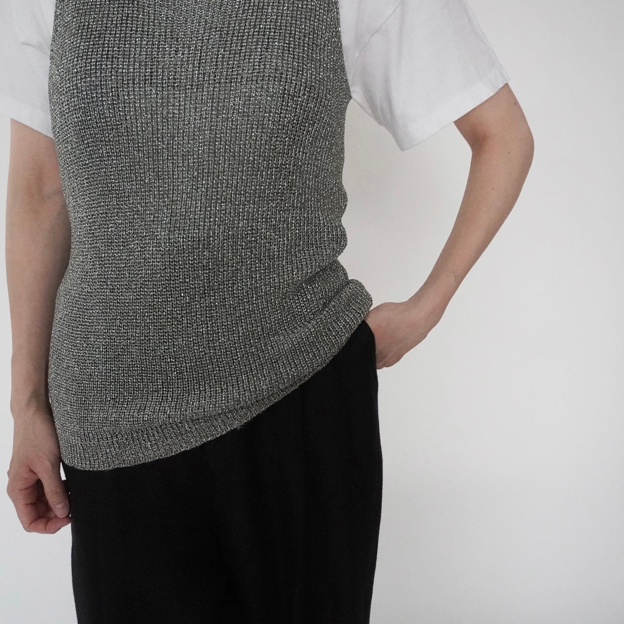 90s Silver Top