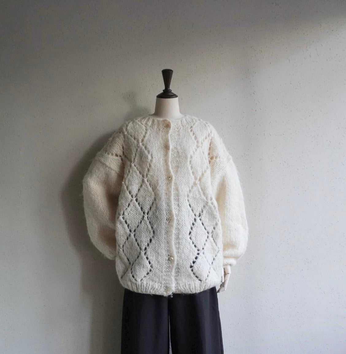 80s Design Knit Cardigan