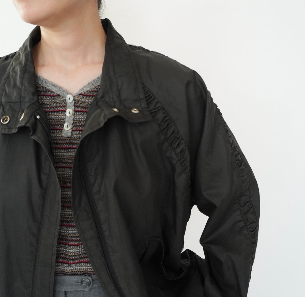 80s Design Black Jacket