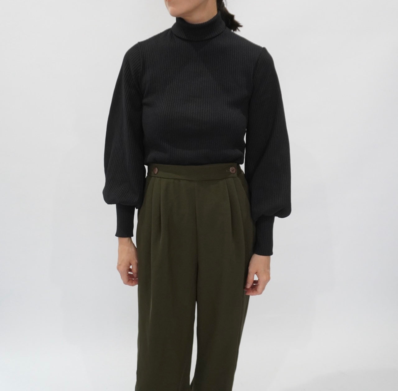 70s Balloon Sleeves Top