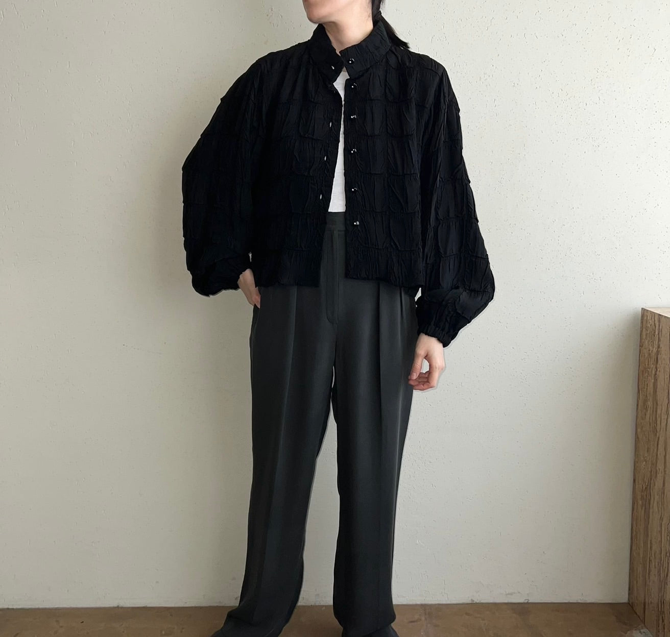 80s "Avant Garde" Design Blouse, Jacket