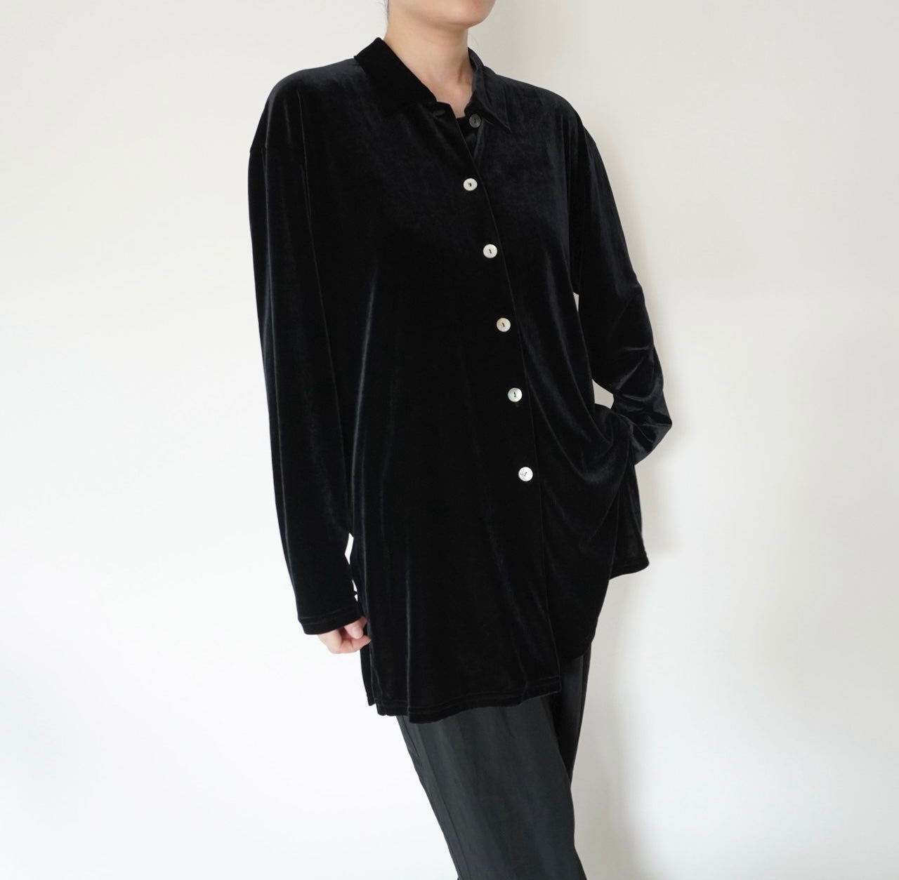 80s Velour Shirt Made in USA