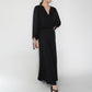 90s EURO Design Black Dress