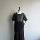 90s Black Sheer Top