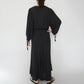 90s EURO Design Black Dress