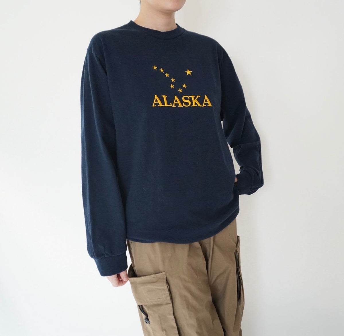 00s Embroidery Long Sleeves T-shirt