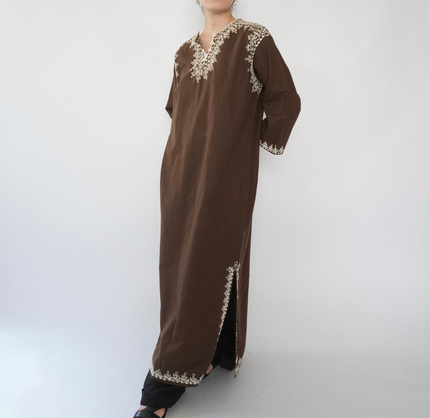 80s Embroidery Dress