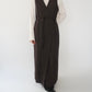 80s Sleeveless Wrap Dress