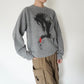 90s Printed Sweater Made in USA