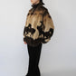 90s Horse Pattern Fleece Jacket Made in USA