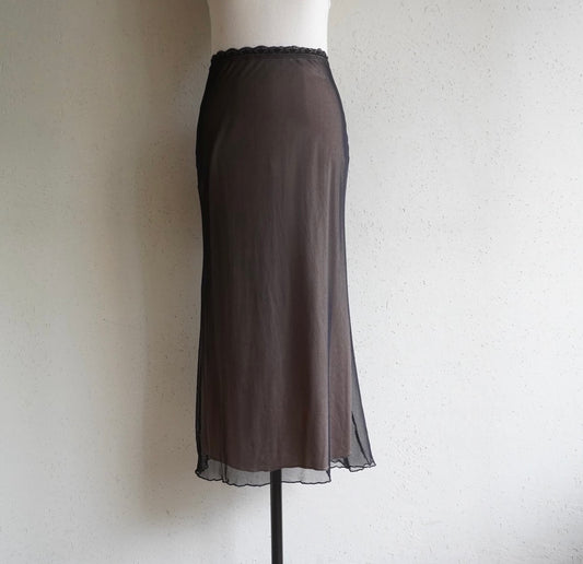 90s Sheer Design Skirt