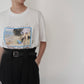 90s Printed T-shirt Made in USA