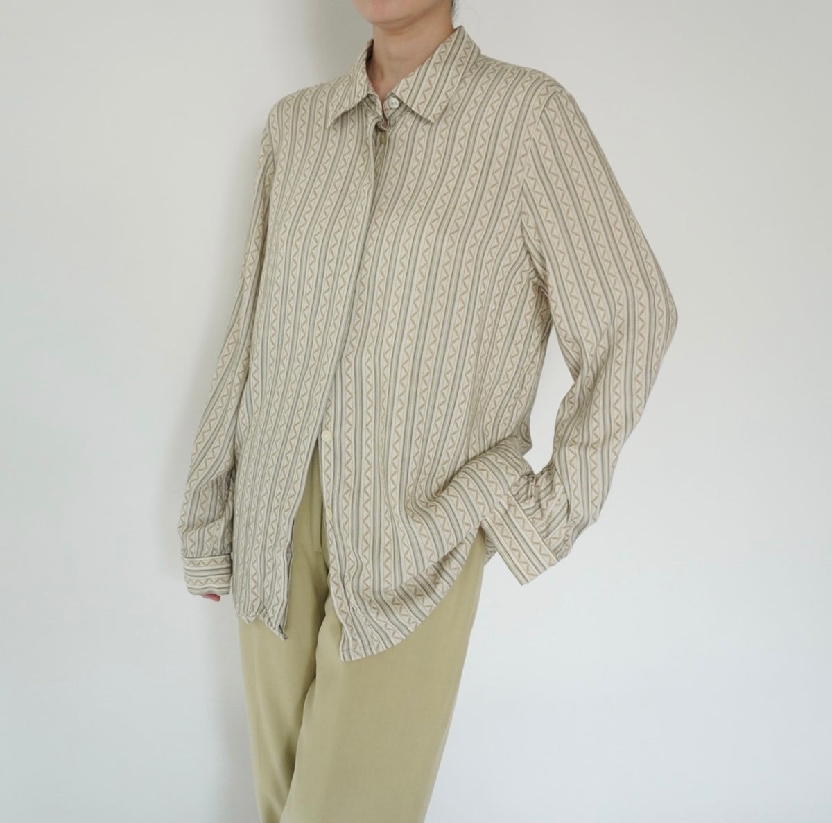 90s Pattern Shirt Made in Italy