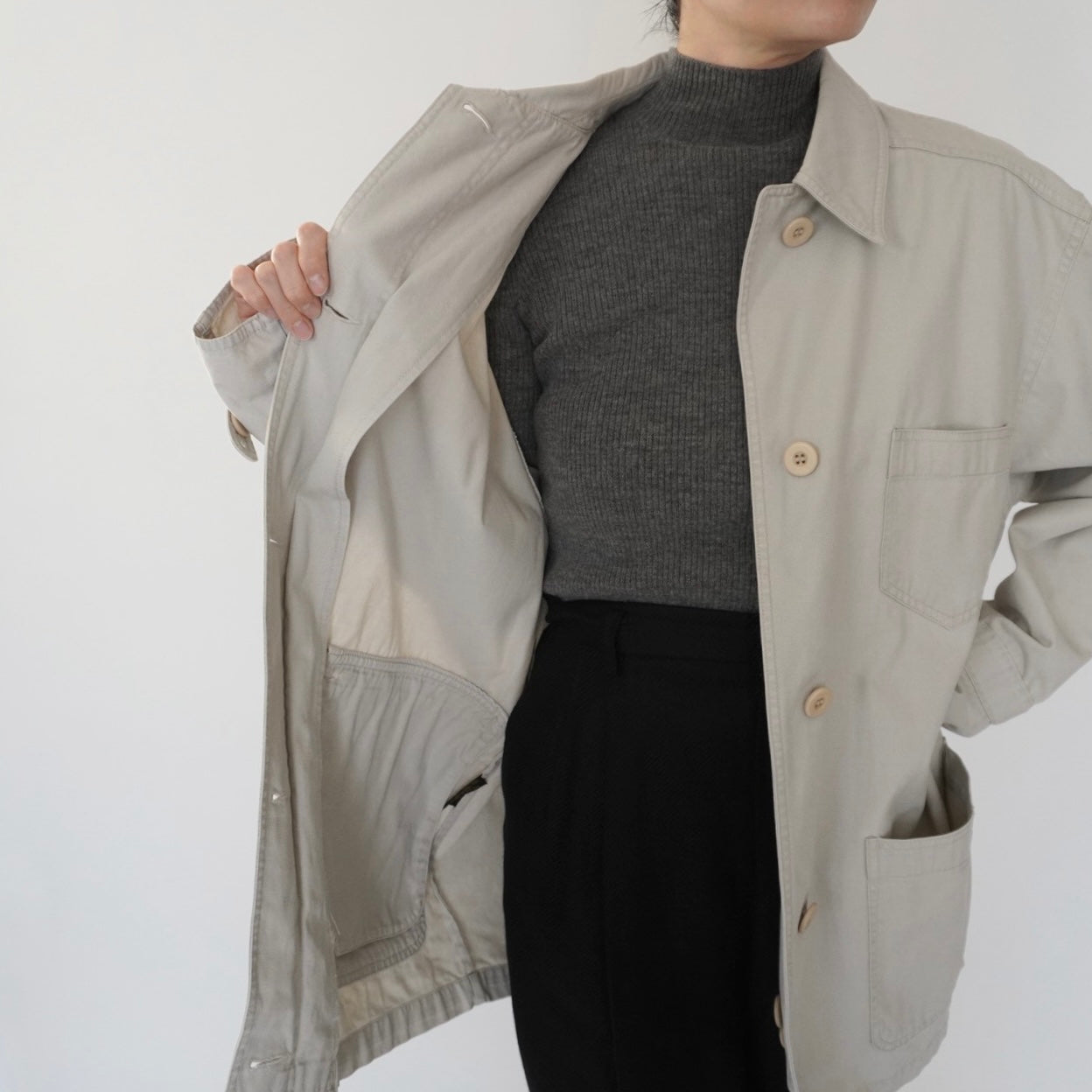 90s "EDDIE BAUER" Cotton Jacket