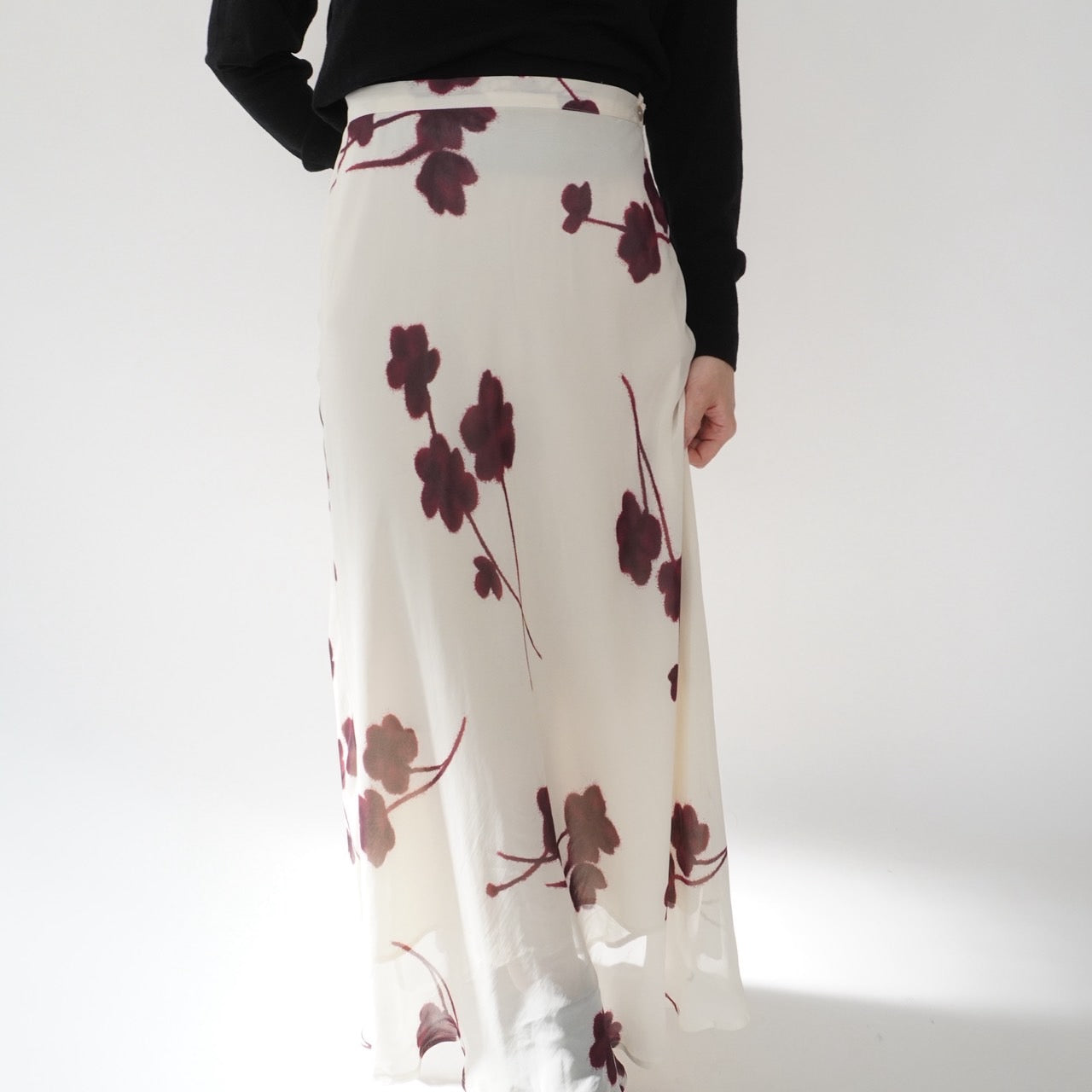 90s EURO Printed Skirt