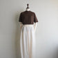 70s Brown Top Made in USA