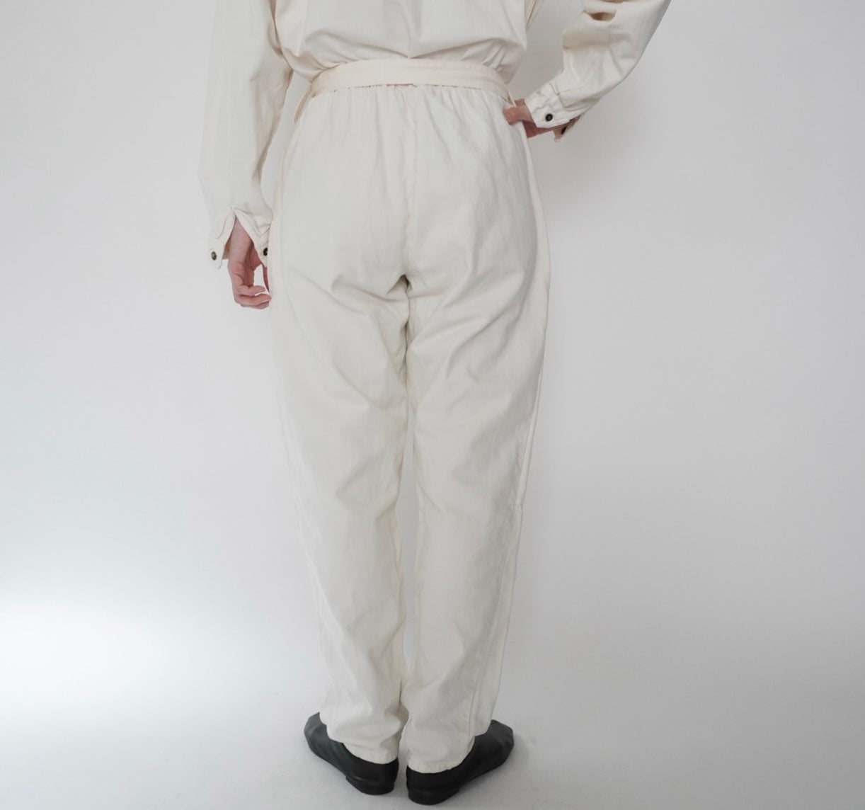 80s EURO Design Ivory Jumpsuit