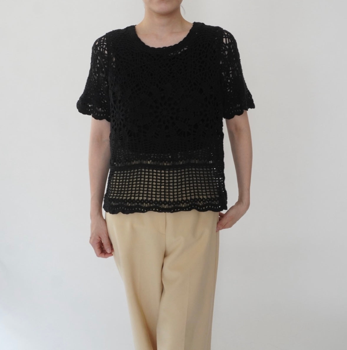 90s Crochet Top
