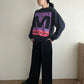 90s Printed Sweater Made in USA