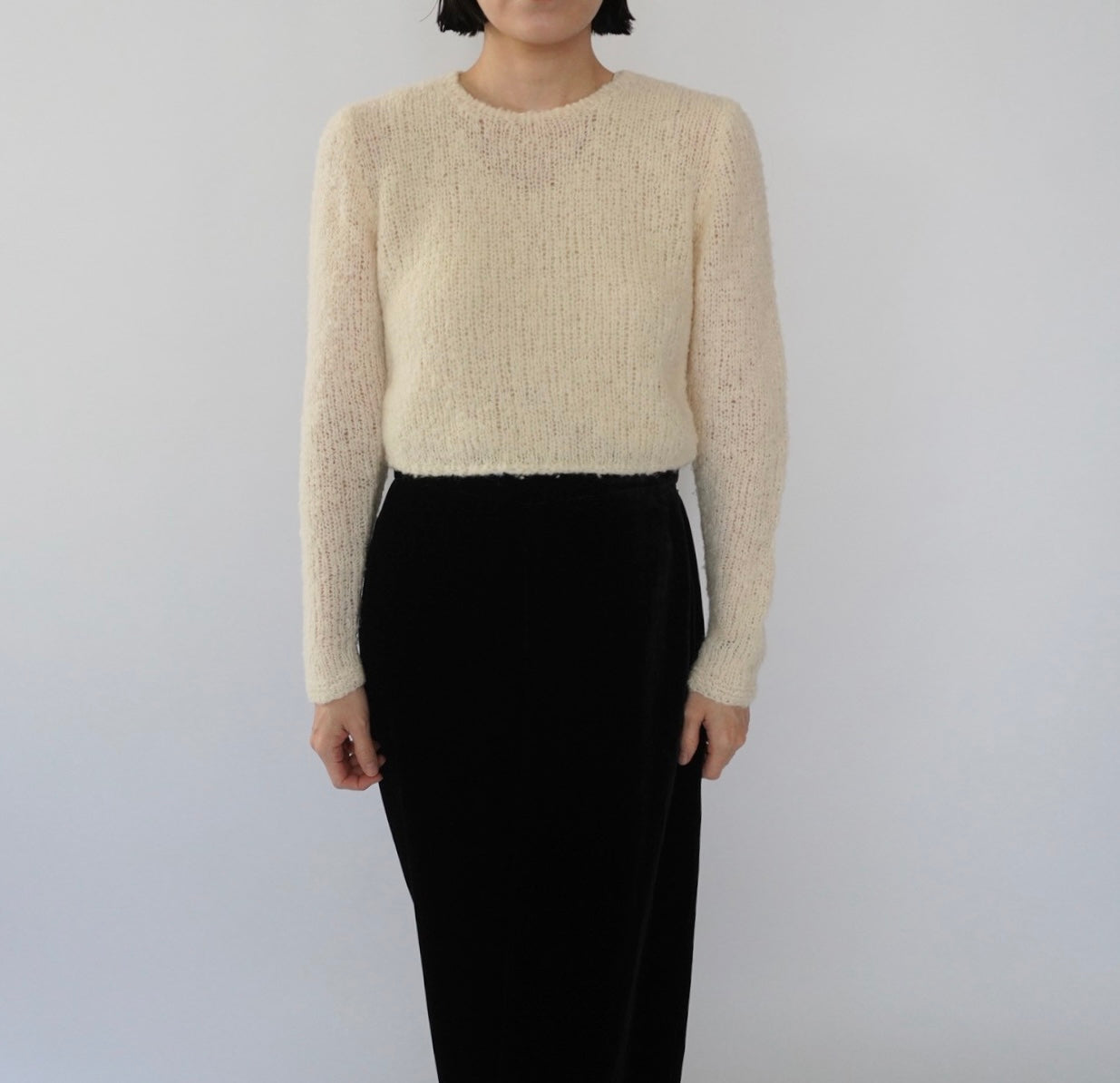 90s Cropped Light Knit