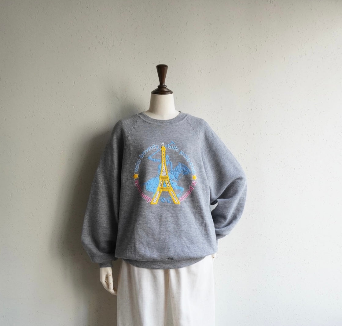 90s Printed Sweater Made in USA