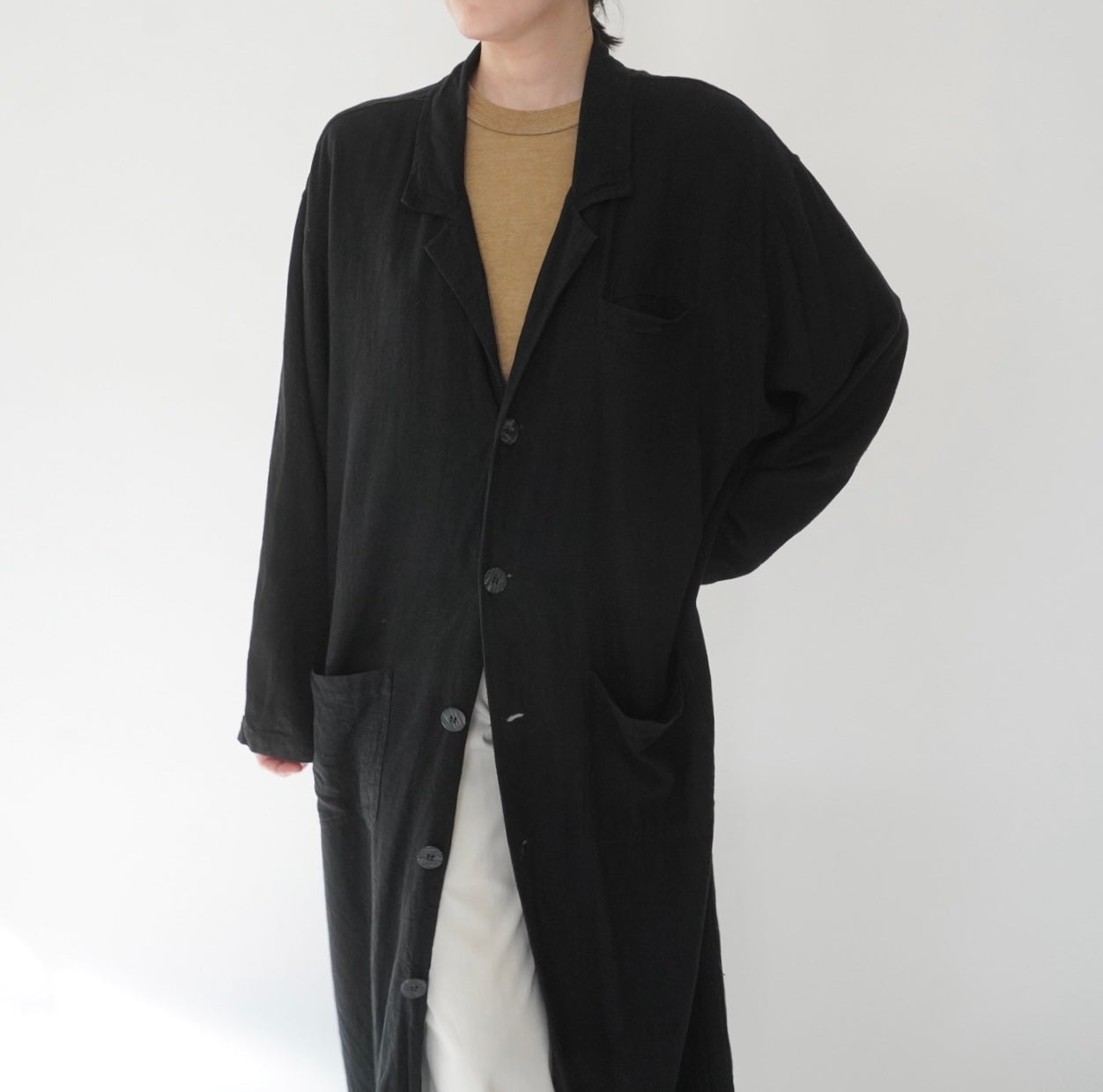 90s Linen Coat