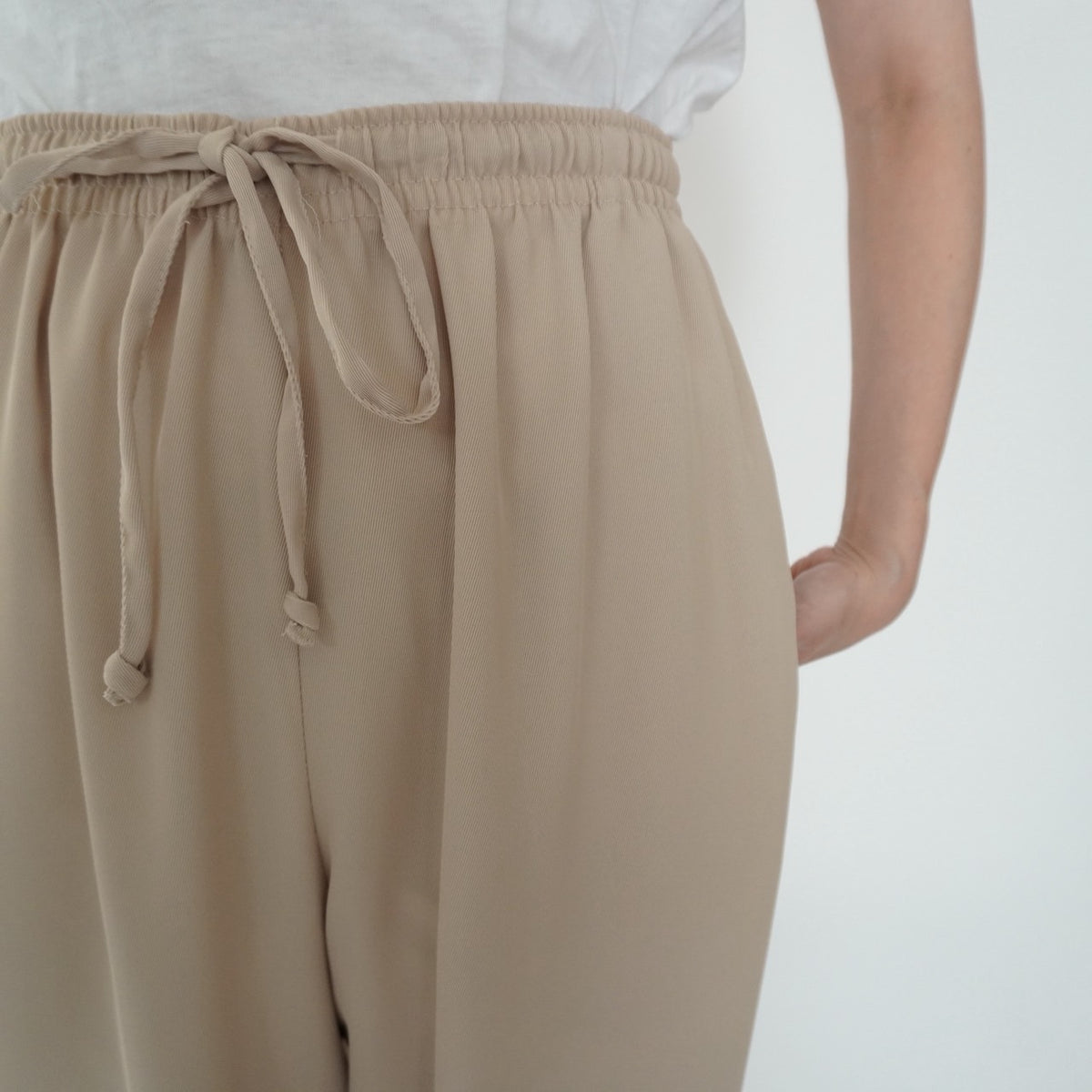 90s Beige Wide Pants