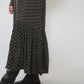 80s Design Rayon Pattern Dress Made in USA