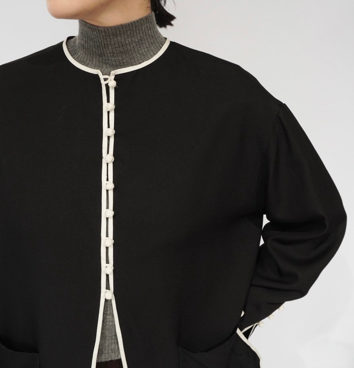 80s Design Silk Blouse,Jacket Made in USA